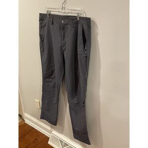 Alpine Design Mens 40x32 Gray Casual 5 Pocket Stretch Straight Leg Casual‎ Pants